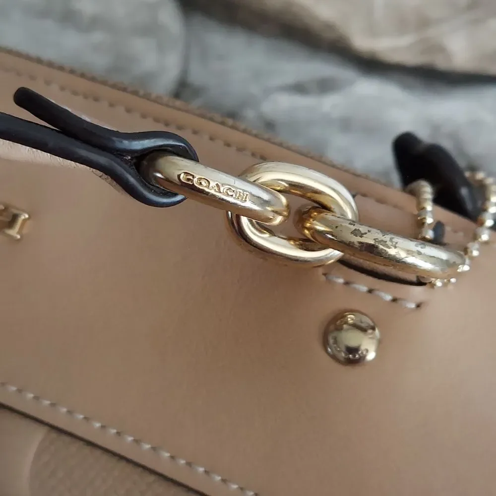 BROOKE CARRYALL IN SIGNATURE LEATHER (COACH F25952)